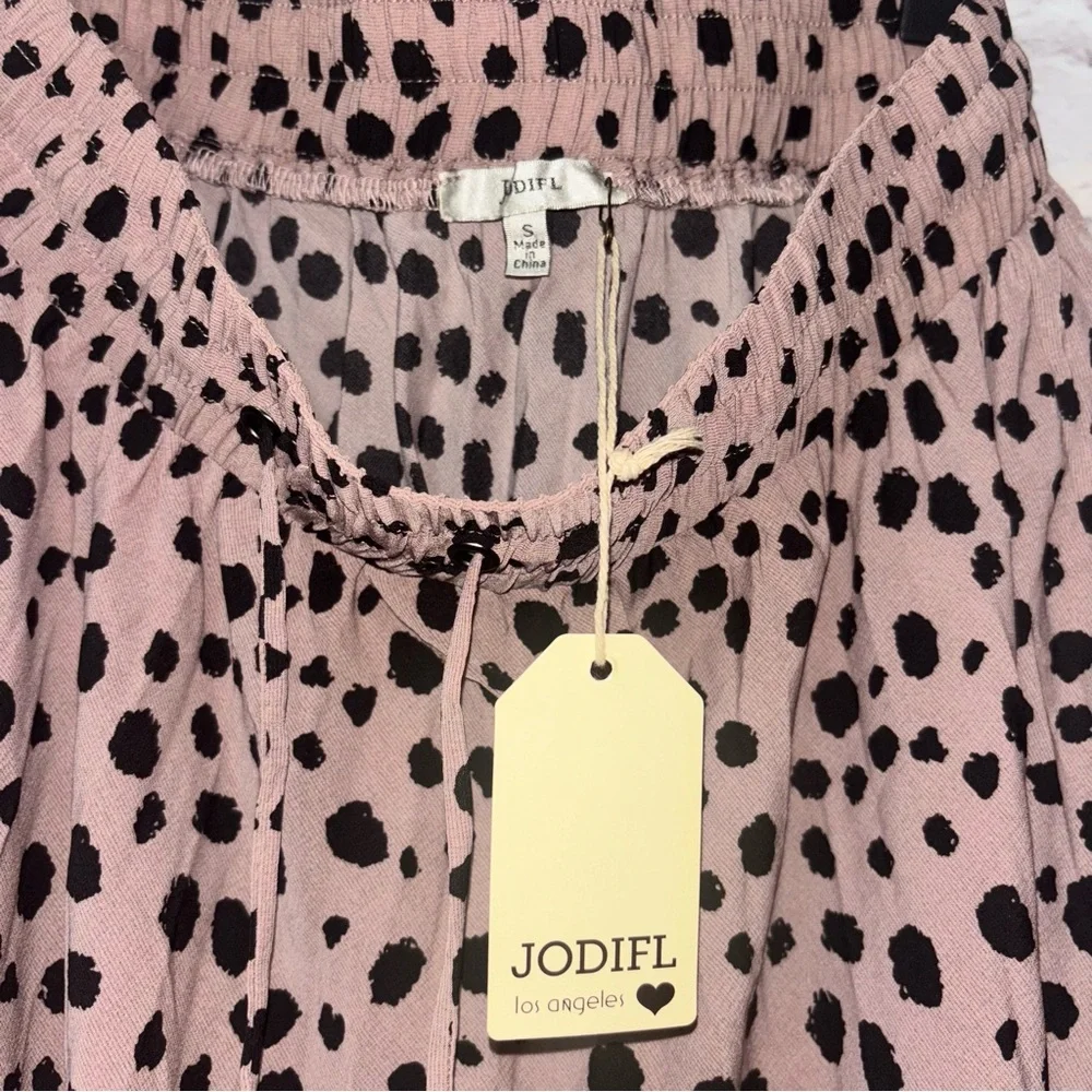 JODIFL Maxi Skirt with Black Dots - Picture 4 of 8